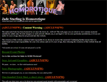 Tablet Screenshot of homorotique.com